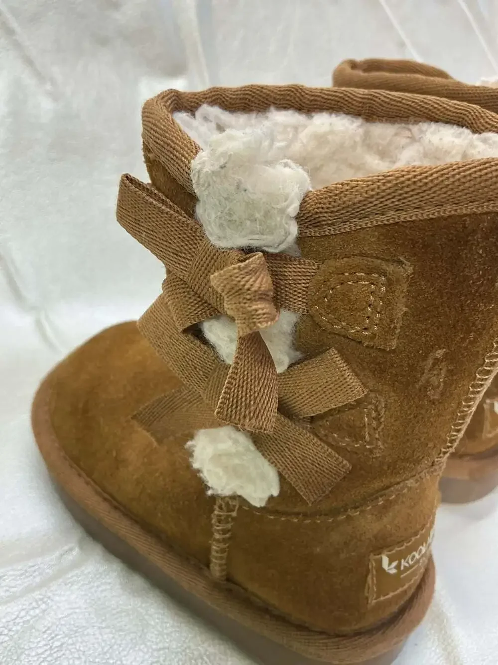 Koolaburra by UGG Victoria Short Toddler Girls' Boots with Side Bows